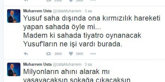 Muharrem Usta’dan Mete Kalkavan’a Büyük Tepki