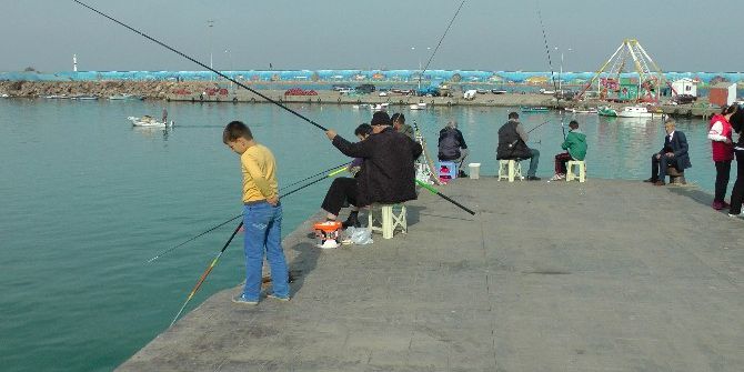 Olta Balıkçıları İskelelere Akın Etti
