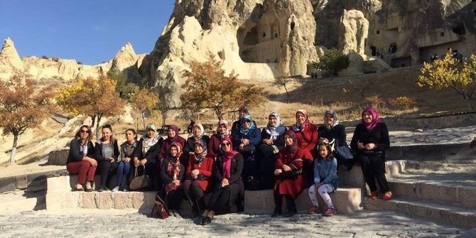 Ak Parti Kadın Kolları Göreme Açık Hava Müzesini Gezdi
