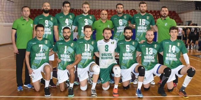 Düzce Belediyespor Voleybolda Dördüncü Galibiyetini Aldı