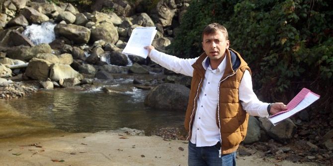 7 Köydeki 800 Haneye Dereden Su Geliyor