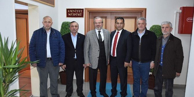Dtso Yönetimi, Emniyet Müdürü Hüseyin Deniz’i Ziyaret Etti