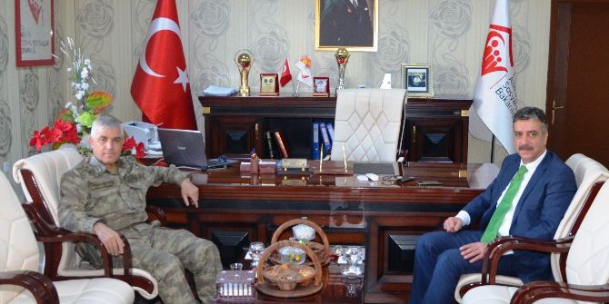 Korgeneral Çetin’den Müdür Koç’a Ziyaret