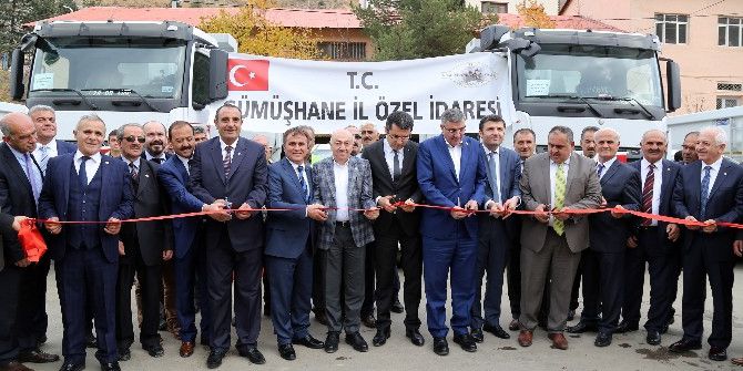 Gümüşhane İl Özel İdaresi’nin Araç Filosu Güçlendi