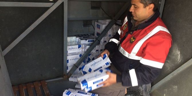 Jandarmadan 40 Bin Tl’lik Kaçak Sigara Operasyonu