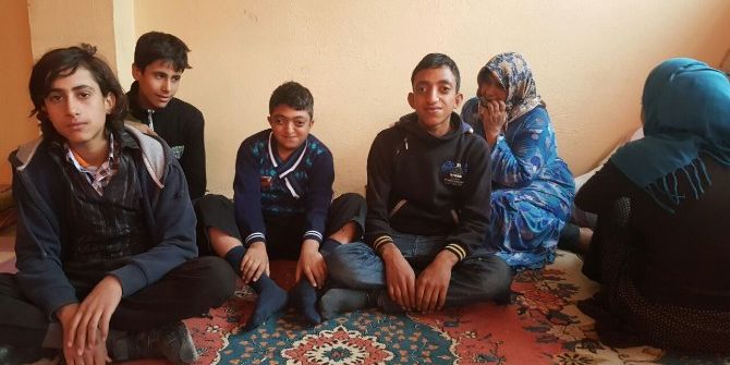 İş Yerini Açınca 19 Kişilik Suriyeli Aile İle Karşılaştı