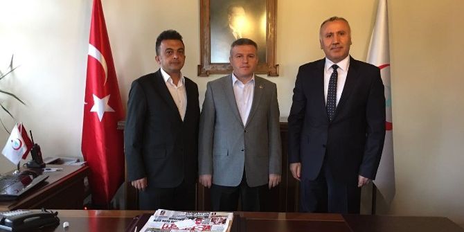 Çelik’den Dr. Yücel’e Hayırlı Olsun Ziyareti