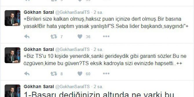 Gökhan Saral’dan Fikret Orman’a Tepki