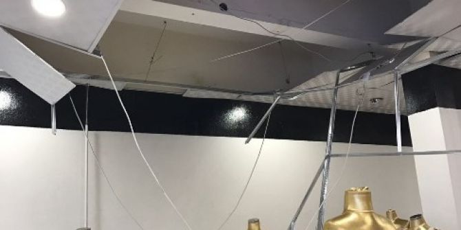 Bağlar’daki Patlamanın Şiddeti İş Yeri Kamerasına Yansıdı