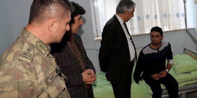 Vali Toprak’tan Yaralı Askerlere Ziyaret