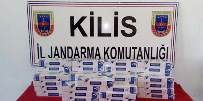 Kilis’te, 500 Paket Kaçak Sigara Yakalandı