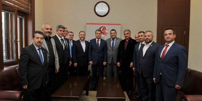 Memur-sen Konfederasyonuna Bağlı Sendikalar, Vali Çelik’i Ziyaret Etti