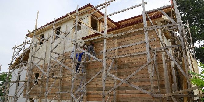 Kent Kültür Evi’nde Dış Cephe Kaplama Çalışması Başladı