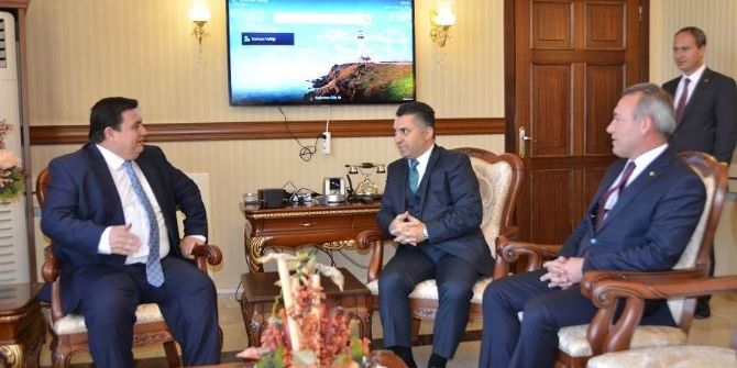 Müsteşar Ebubekir Şahin Erzincan Valiliğini Ziyaret Etti