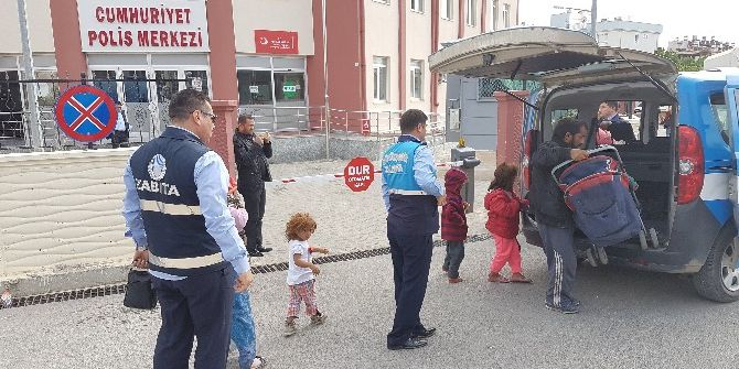 Manavgat’ta Dilenci Operasyonu