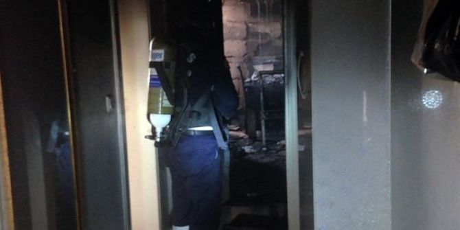 Kilis’te İkamet Yangını