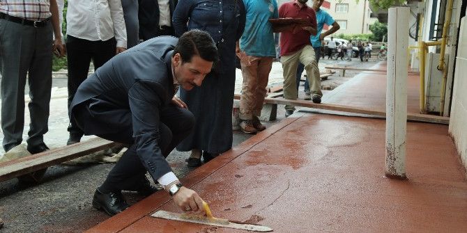 İlkadım’da Kaldırımlar Renkleniyor