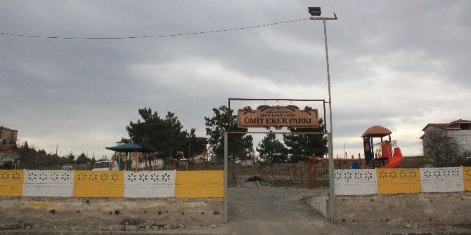 Kavak’ta Şehit Ümit Eker Parkı Yenileniyor