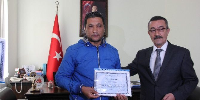 Muğla İha’ya Teşekkür Belgesi