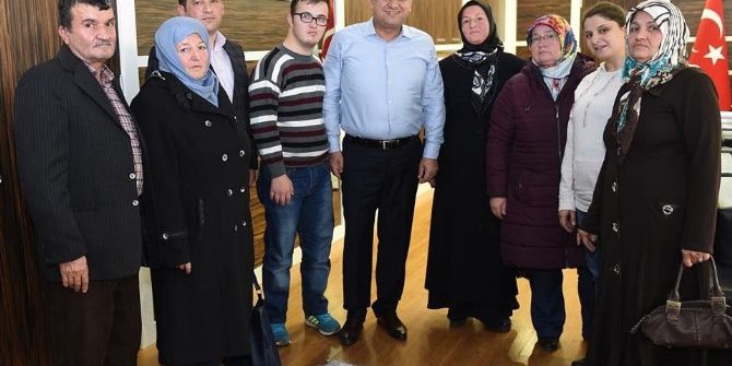Engelli Çocuk Ve Aileleri, Başkan Babaş’ı Ziyaret Etti.
