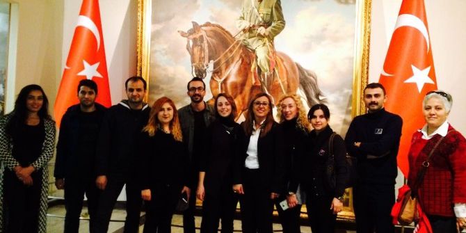 Özel Engelliler Anıtkabir’de Çelenk Koydu