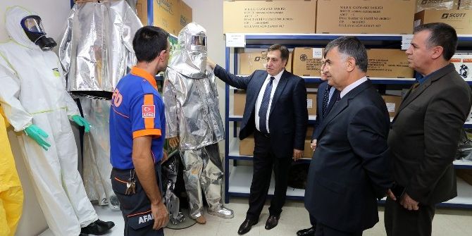 Vali Küçük’ten Afad’a Denetleme Gibi Ziyaret