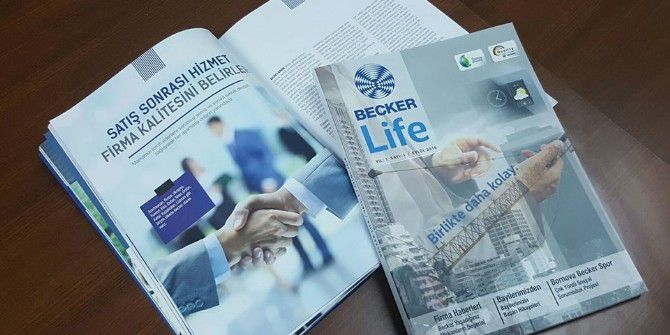 Becker’den Sektörün Nabzını Tutacak Dergi