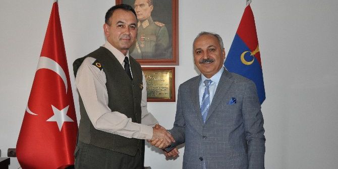Esob Başkanı Dinçer, Jandarma Komutanı Kanat’ı Ziyaret Etti