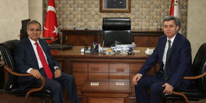 Vali Tapsız’dan Emniyet Müdürü Tutuk’a Ziyareti