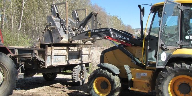 Küçükçay’daki İnşaat Artıkları Kaldırıldı