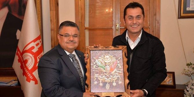 Hasan Yılmaz’dan Başkan Yağcı’ya Ziyaret