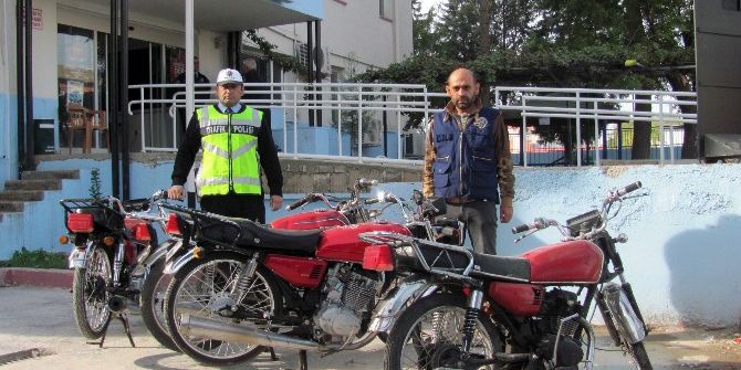 Trafik Uygulamasında 6 Çalıntı Motosiklet Ele Geçirildi