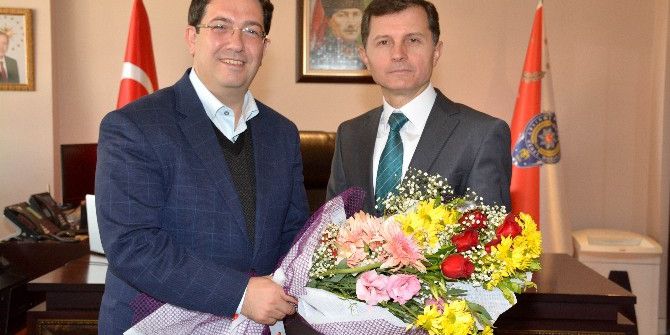 Başkan Yazgı’dan Yeni Emniyet Müdürü Hüner’e Hayırlı Olsun Ziyareti