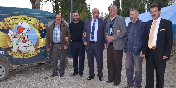 Ilıcalı’dan Organik Yumurta Üreten Genç Girişimciye Ziyaret