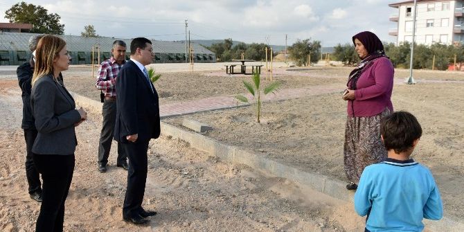 Başkan Tütüncü, Park Çalışmalarını İnceledi