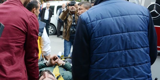 Polisten Kaçan Şüphelinin Binadan Atlarken Ayağı Kırıldı