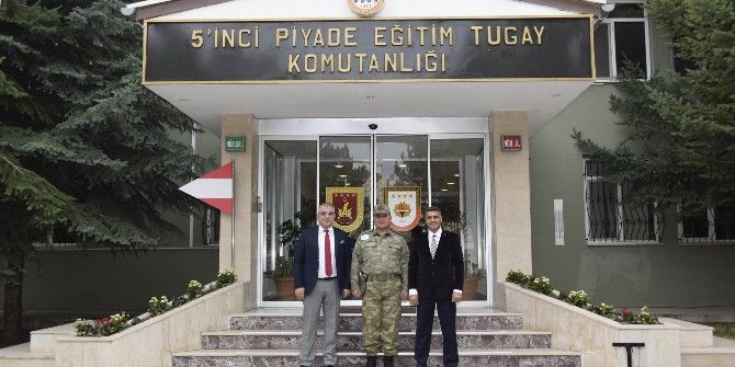 Çedaş Genel Müdürü Akboğa’dan, Garnizon Komutanı Kip’e Ziyaret