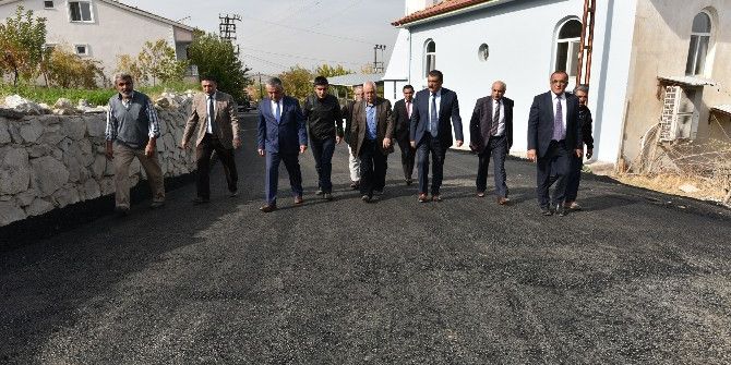 Orduzu Kaldırım Mahallesinde Sıcak Asfalt Çalışması Yapıldı