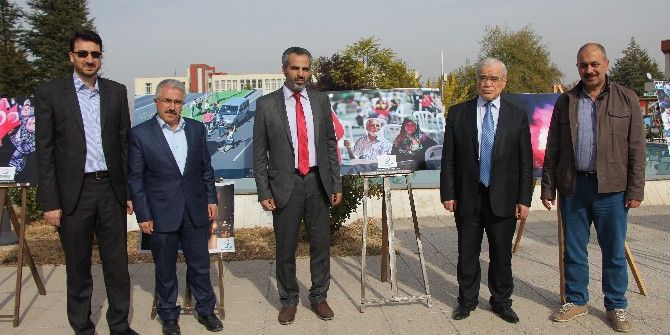 İnönü Üniversitesinde 15 Temmuz Fotoğraf Sergisi Açıldı