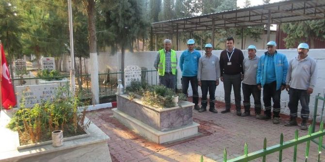 Büyükşehir Şehit Mezarını Düzenledi