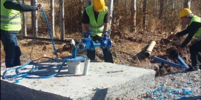 Pekmezci’nin Taşıma Su Derdi Sona Eriyor