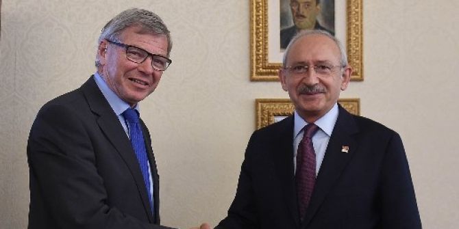 Kılıçdaroğlu, Eski Norveç Başbakanı Bondevik İle Görüştü