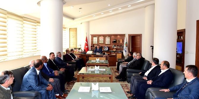 Darende Heyetinden Çakır’a Teşekkür Ziyareti