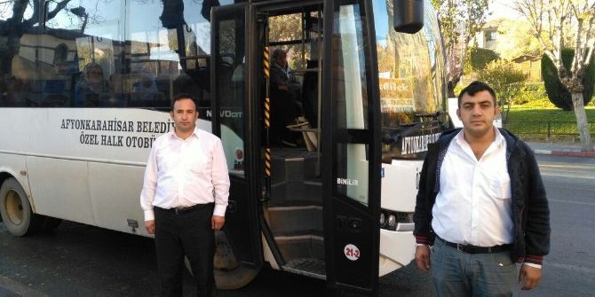 Afyonkarahisar’da Otobüs Şoförleri 10 Kasım Geleneğini Bozmadı