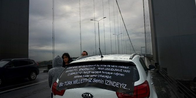 15 Temmuz Şehitler Köprüsü’nde Saat 09.05’te Hayat Durdu