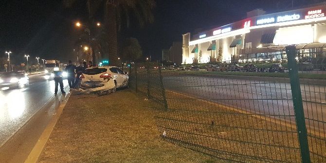 Manavgat’ta Trafik Kazası: 1 Yaralı