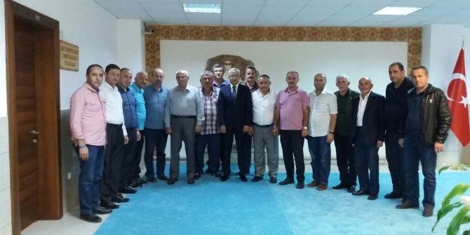 Muhtarlar Solmaz’ı Ziyaret Etti