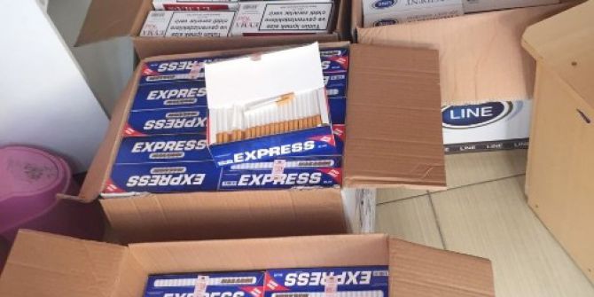 Jandarma Ruhsatı Olmayan İş Yerinde Kaçak Tütün Ele Geçirdi