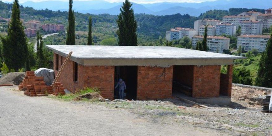 Alaplı Mezarlığına Gasilhane Yapılıyor