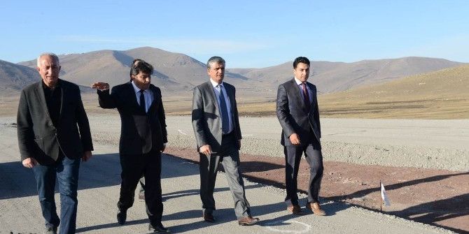 Vali Özefe, Yol Çalışmalarını İnceledi